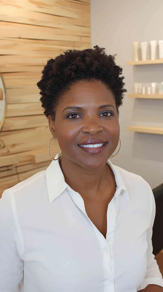 Textured Natural Black Short Curly Hairstyle