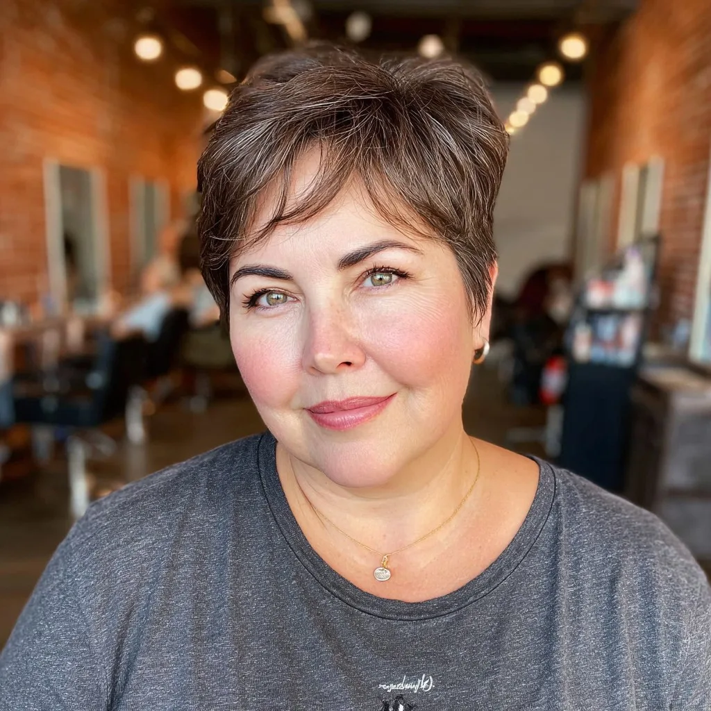 Textured Pixie Cut with Volume and Soft Layers