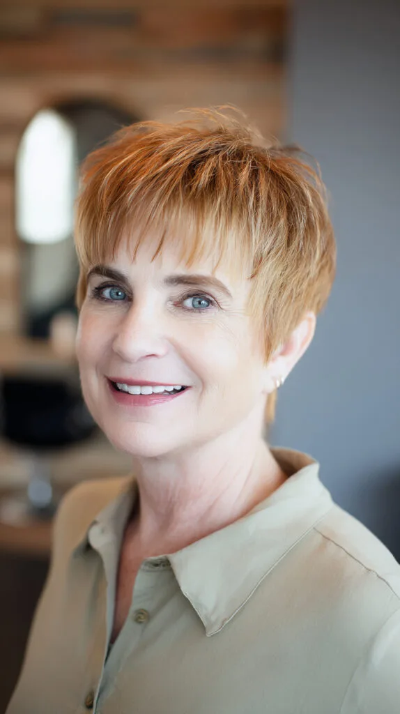 Textured Pixie Cut with Wispy Bangs