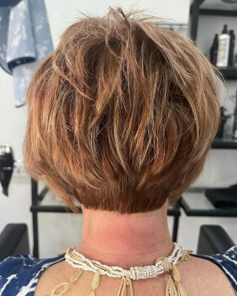 Textured Short Bob with Effortless Volume