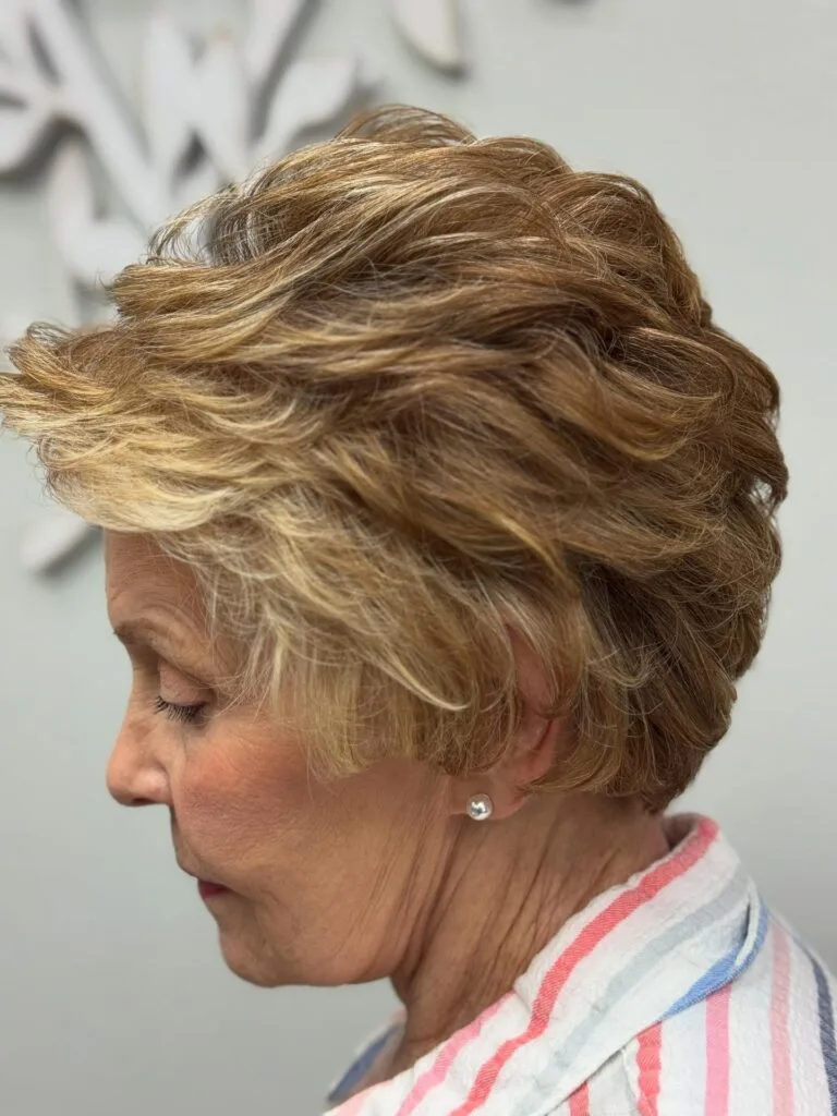 Textured Short Crop with Soft Waves