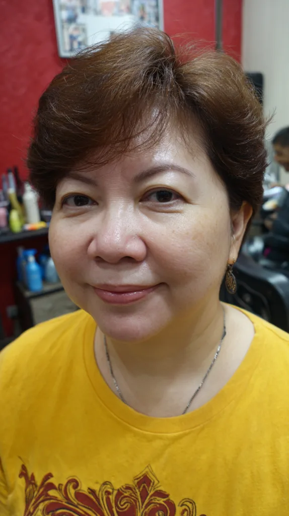 Textured Short Feathered Pixie with Volume for Plus Size Women