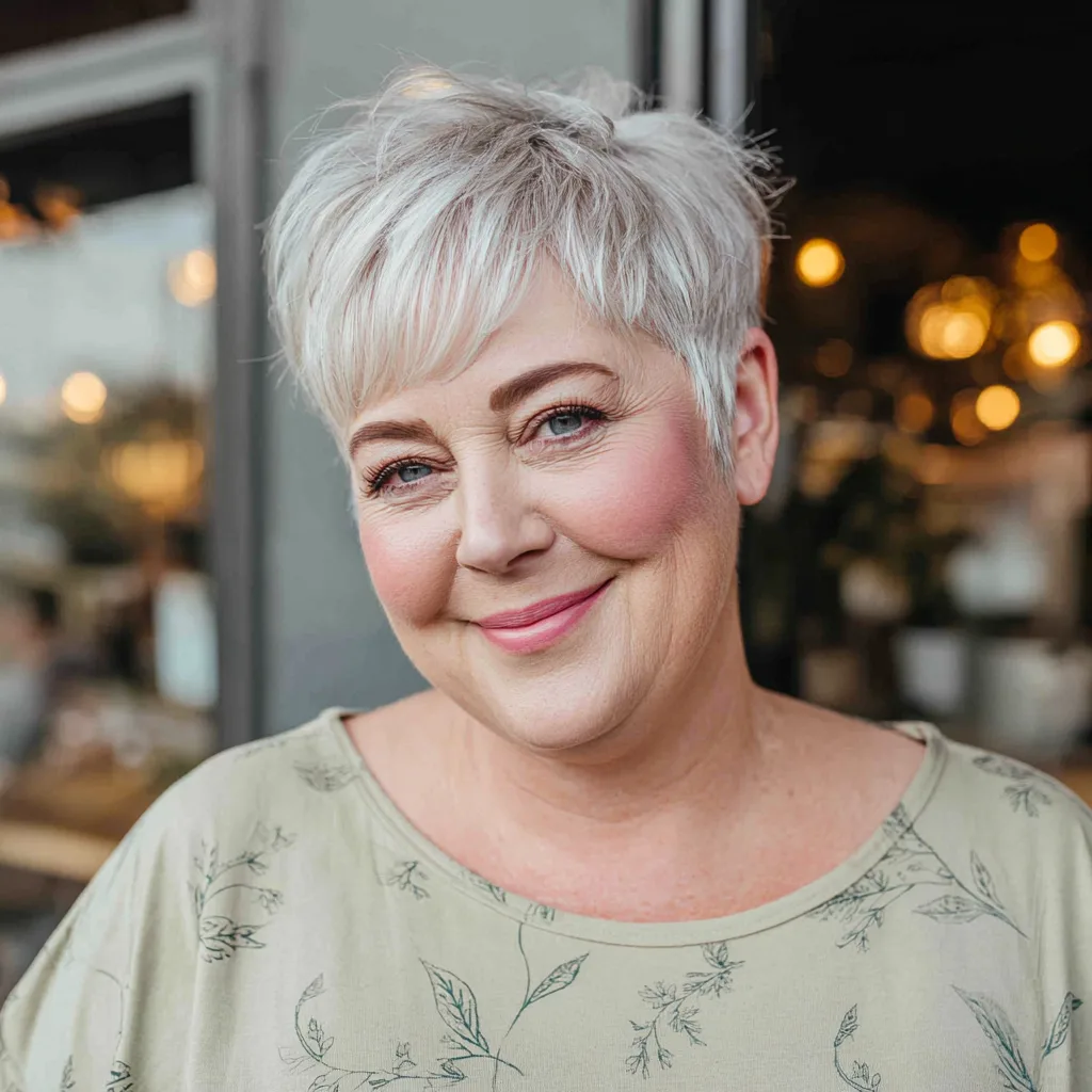 Textured Side-Swept Pixie with Lively Layers