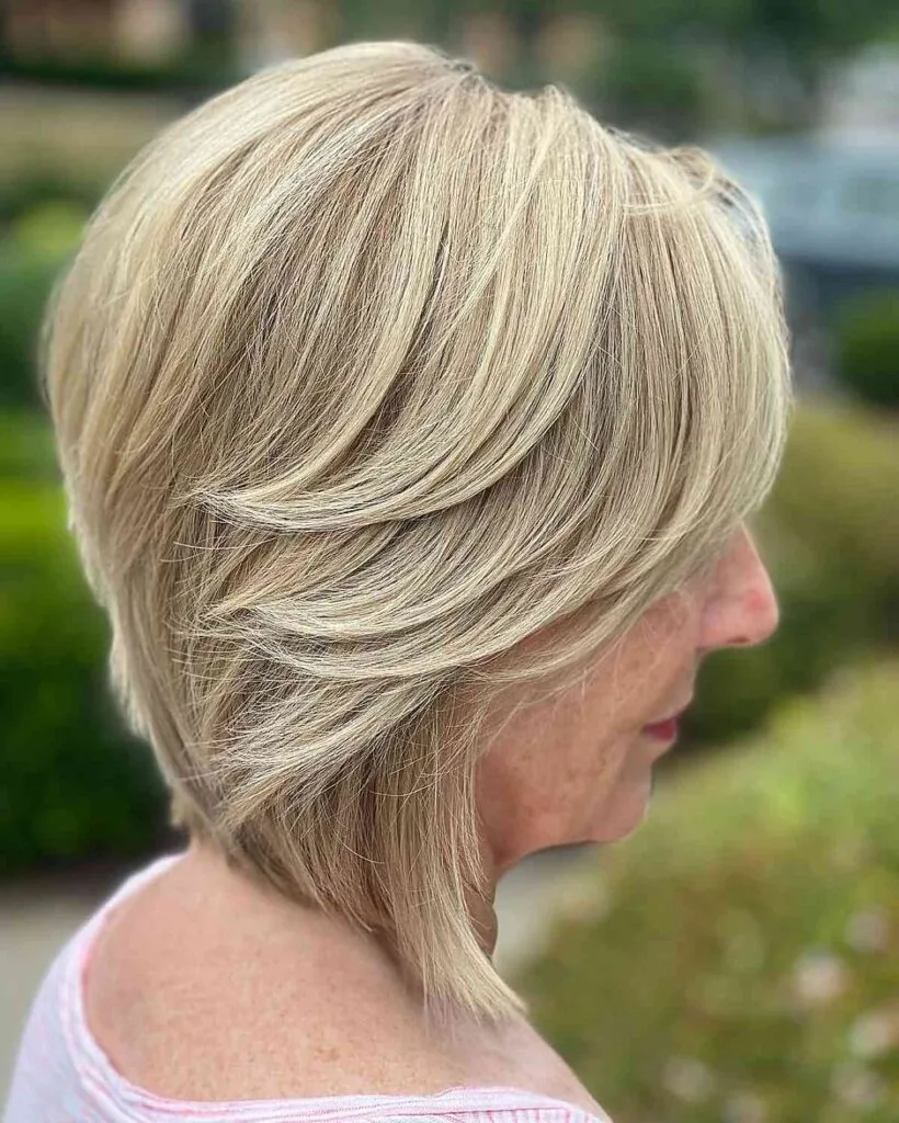 Timeless layered pixie bob