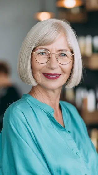 Timeless Textured Bob with Feathered Ends