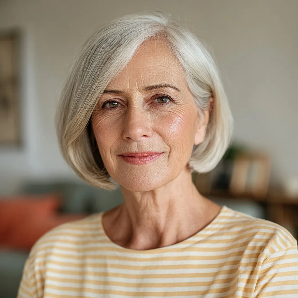 Timeless Textured Jaw-Length Bob