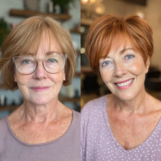 Vibrant Textured Pixie Cut with Subtle Layers