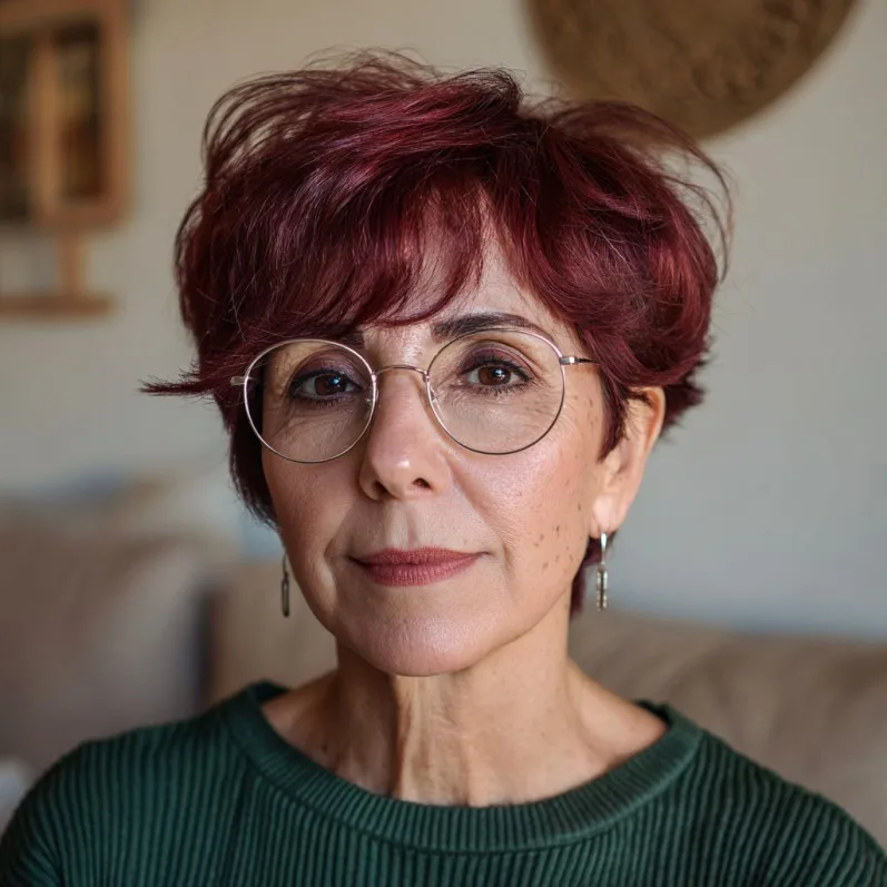 Vibrant Textured Pixie with Soft Layers