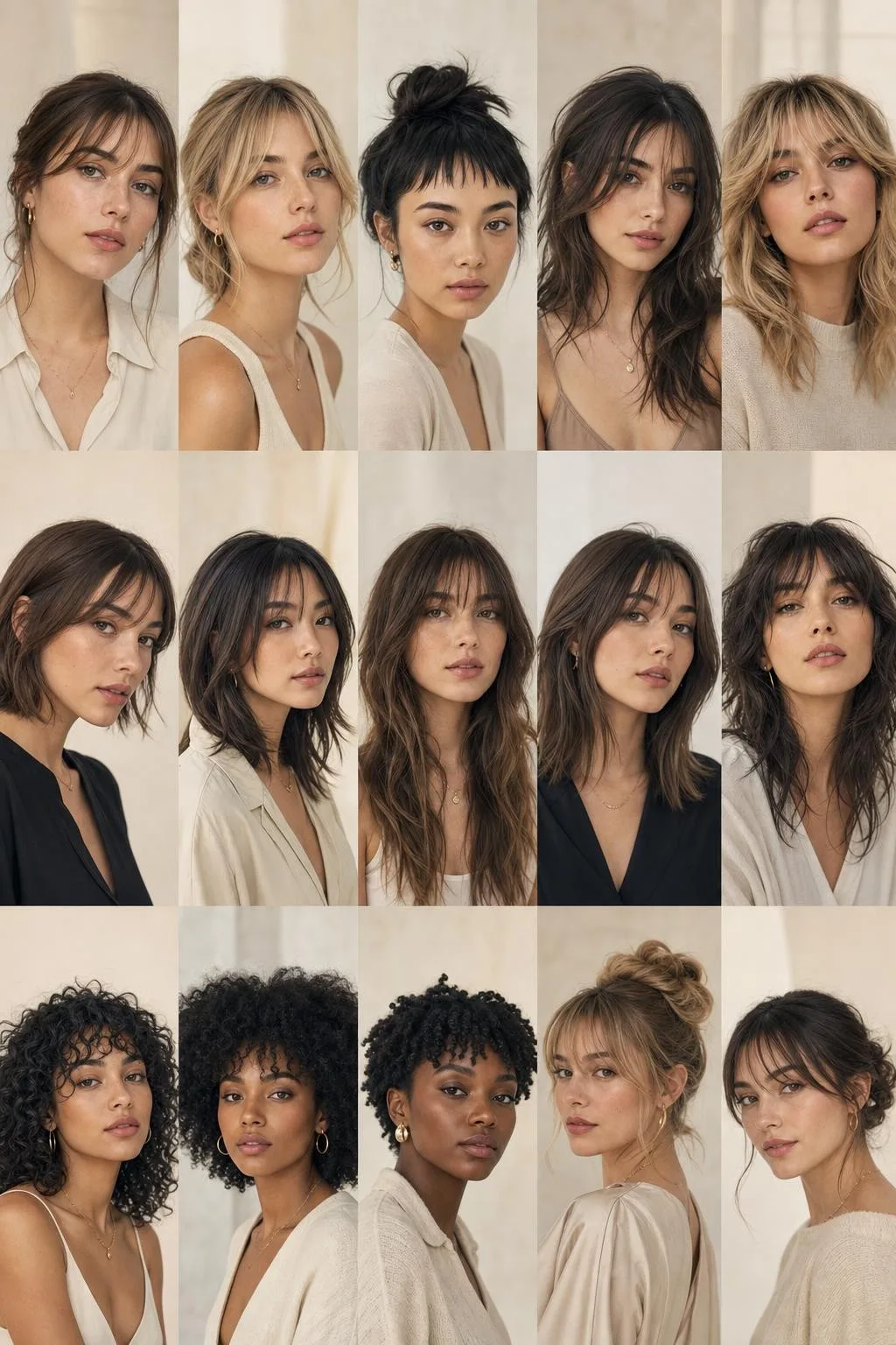 Wispy Bangs Flatter Every Style